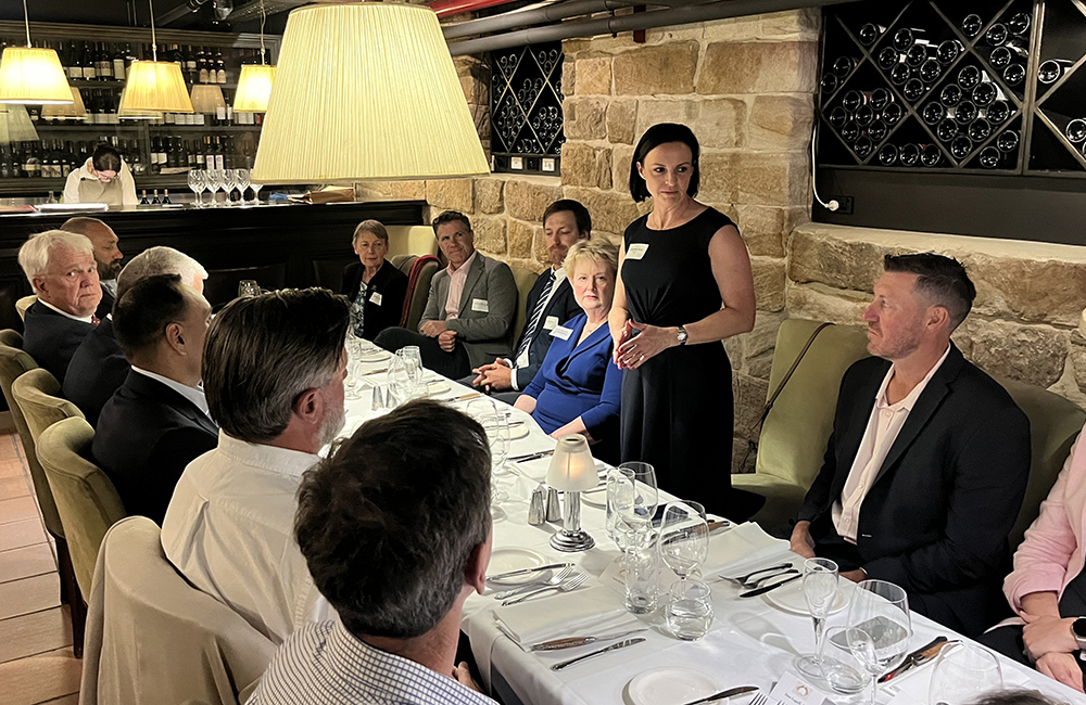 Cotton Australia hosted a dinner with the NSW opposition in Sydney.