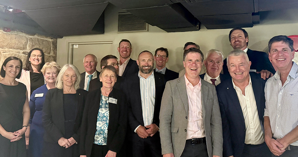 Cotton Australia hosted a dinner with the NSW opposition in Sydney.