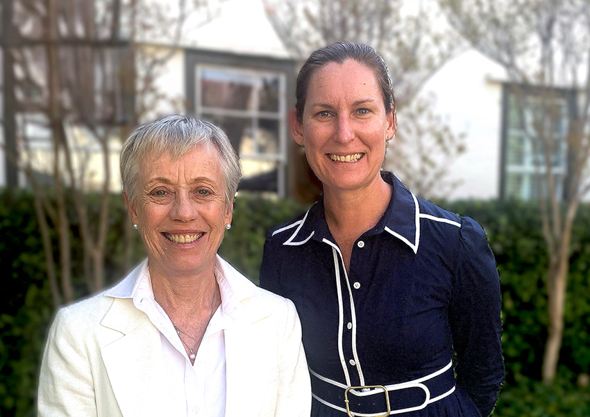 Newly elected Chair of the NIC Jenny McLeod with CEO Zara Lowien