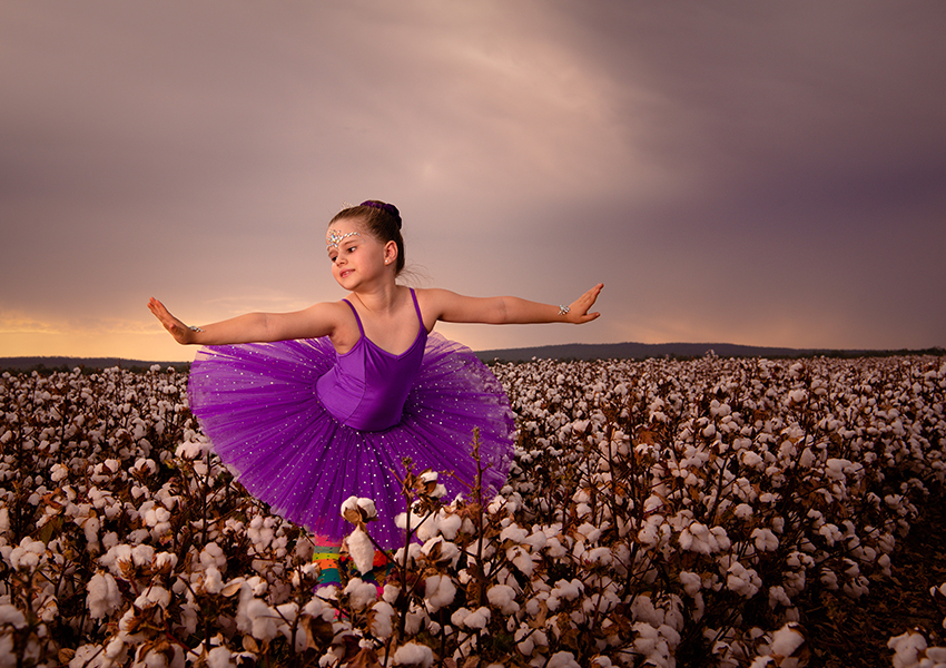 People's Choice Award winning photograph ‘Performance ready cotton’ by Michelle Hutchinson of Moura