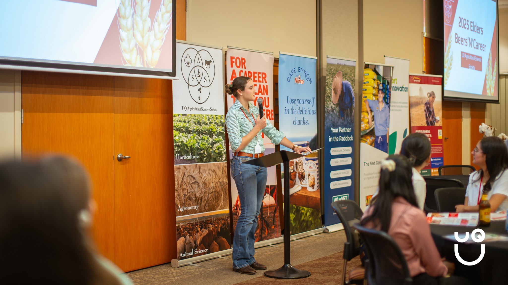 UQ Agricultural Science Society president Piper Christensen who is also a member of Cotton Australia’s myBMP team.