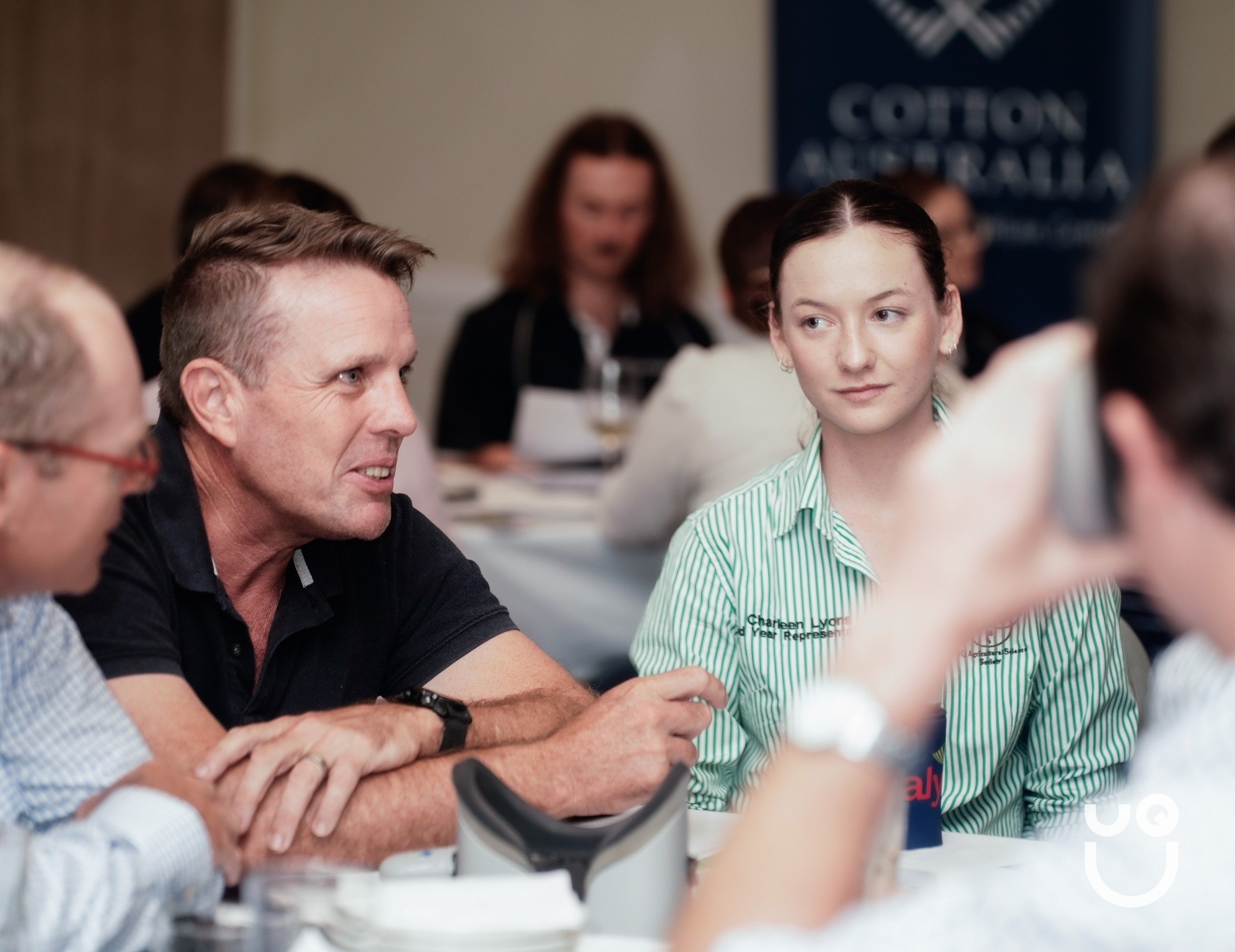 Cotton Australia's Paul Sloman shared career tips with students