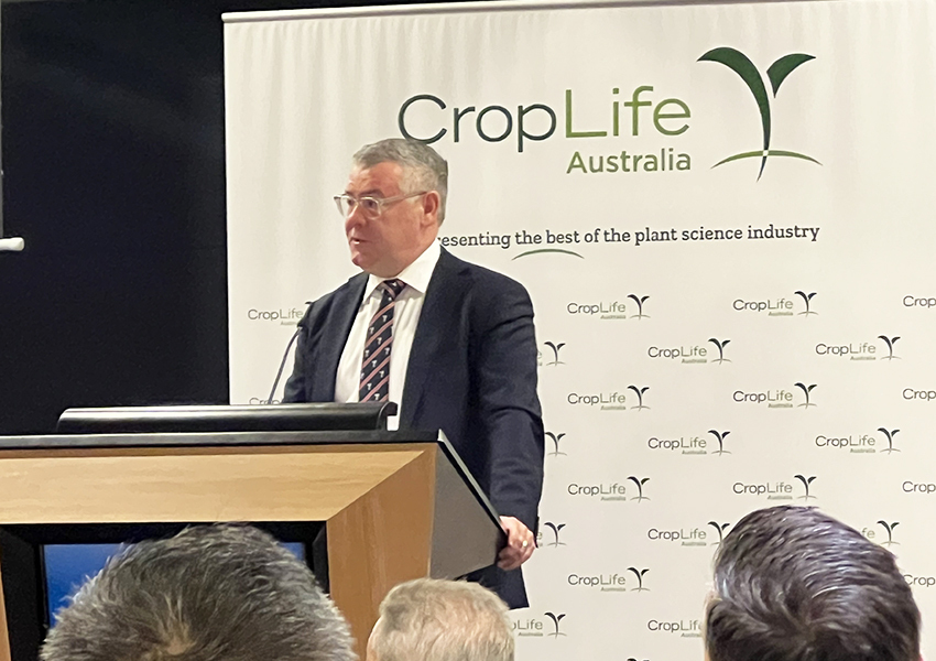 Minister for Agriculture, Fisheries and Forestry Murray Watt spoke at the CropLife annual agricultural budget breakfast which was also attended my Cotton Australia's CEO, Adam Kay and Chair, Nigel Burnett