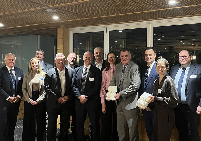 Minister for Agriculture Mark Furner, Resources Minister Scott Stewart and Minister for Water and Regional Development Glen Butcher were among the senior political leaders in attendance.