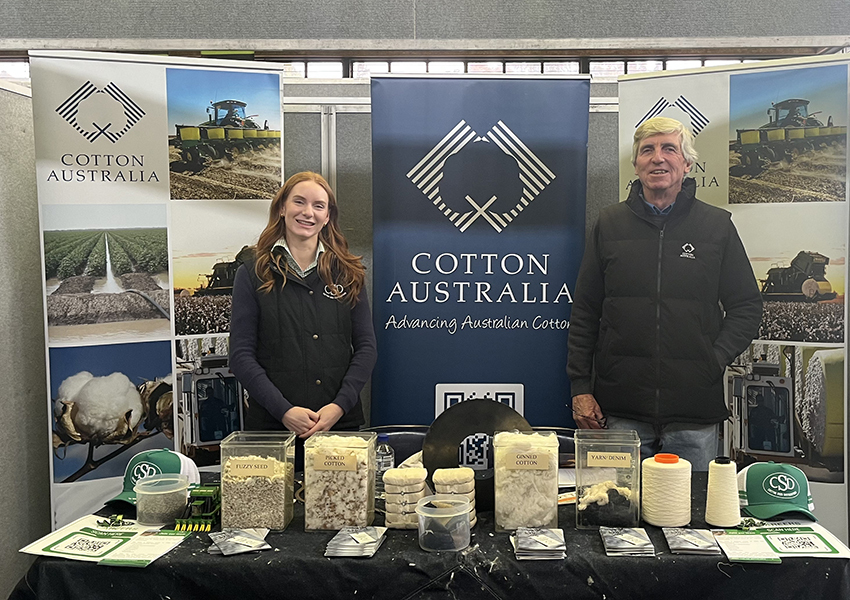 Alec Mcintosh and Nat Aquilina from CSD at Farming Futures UNE Career day