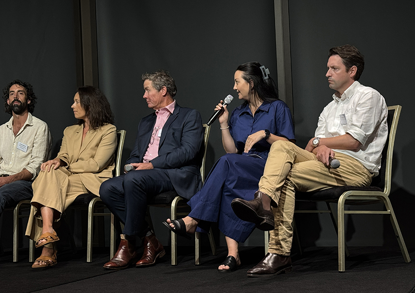 Ashley joined the ‘From Farm to Wardrobe’ panel with Josh Zarco, Chief Commercial Officer at Australia Food & Fibre and Vice Chairman of the Australian Cotton Shippers Association (ACSA)