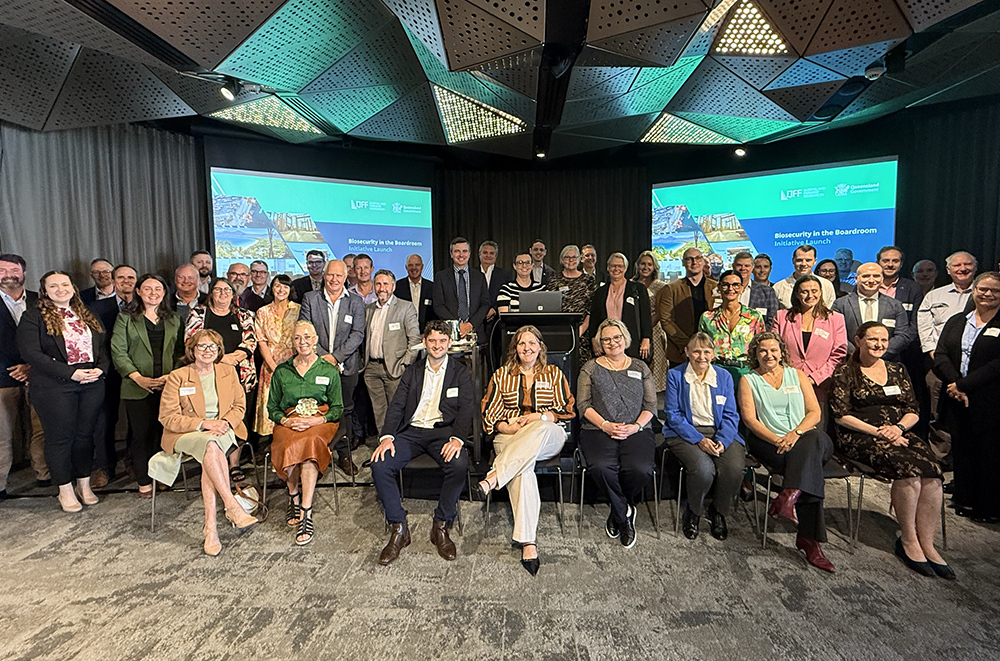 the launch of a Queensland Farmers Federation (QFF) and Biosecurity Qld (BQ) initiative - Biosecurity in the Boardroom