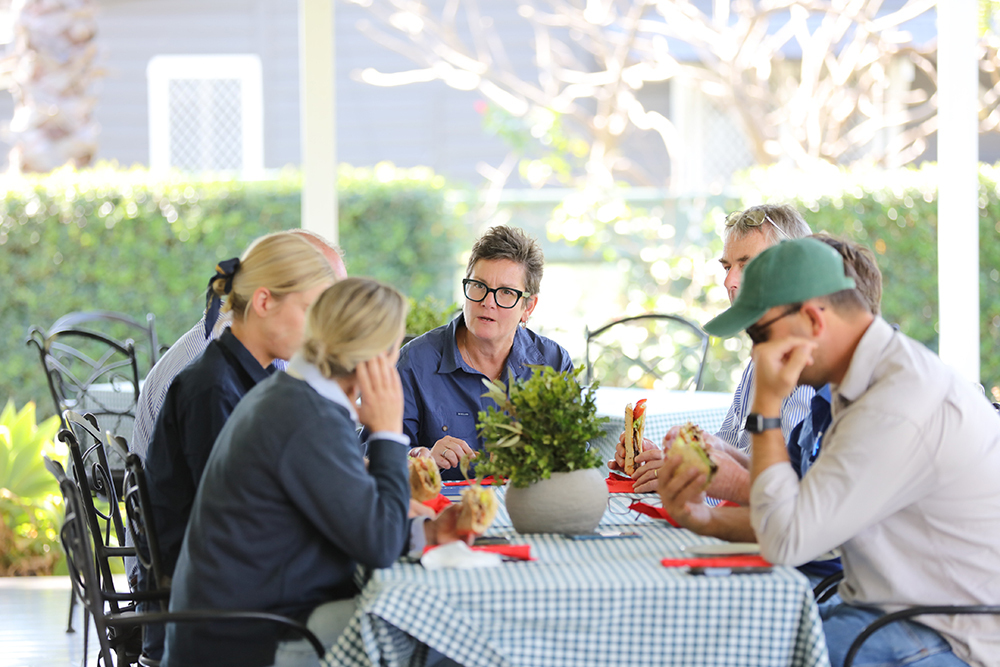 Brooke Summers leading discussions in Moree