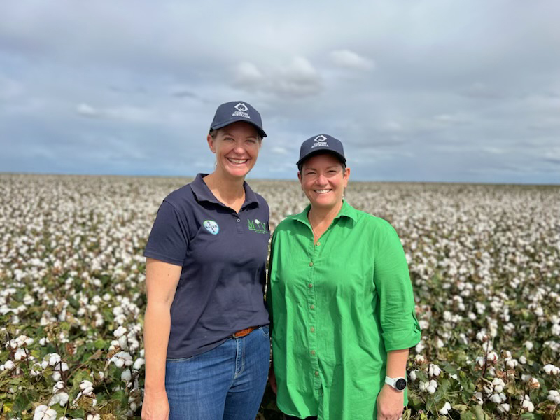 Cotton Australia's Regional Manager - Macintyre Valley Cate Wild and Brooke Summers, Cotton to Market program