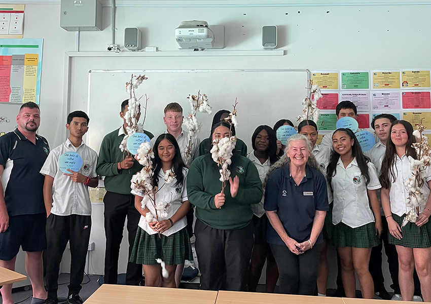 Geography students at Ingleburn High School