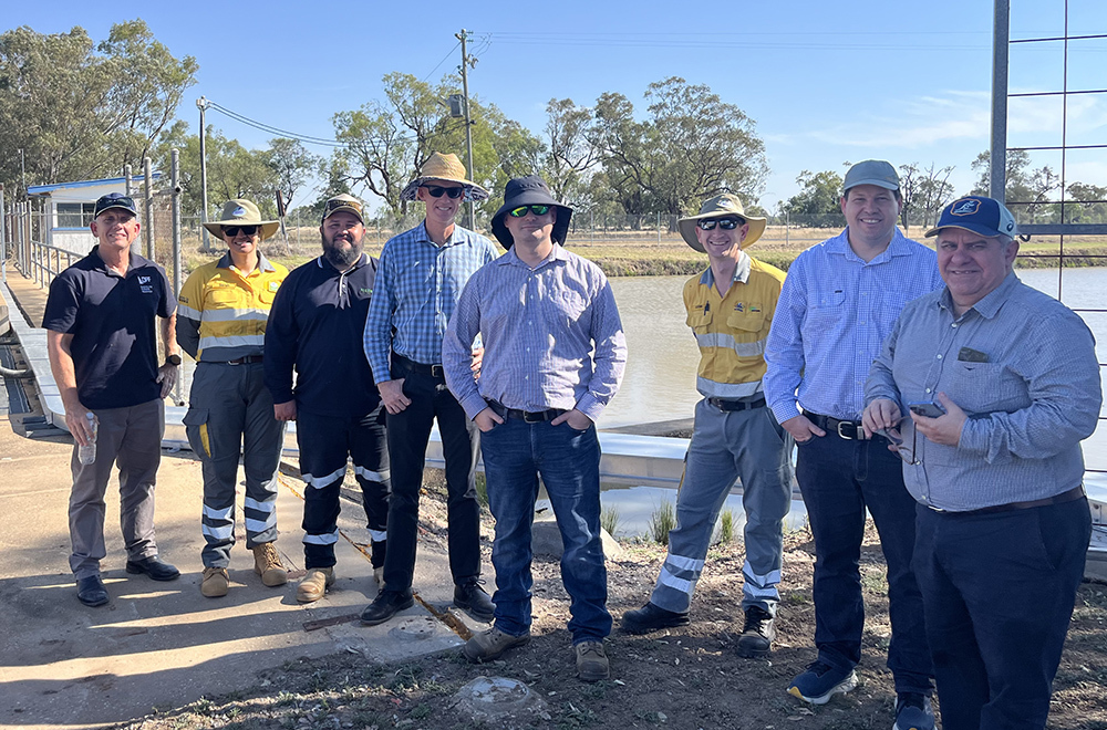 The group visited three farms, a Mallawa Irrigation site, and the Queensland Cotton Gin