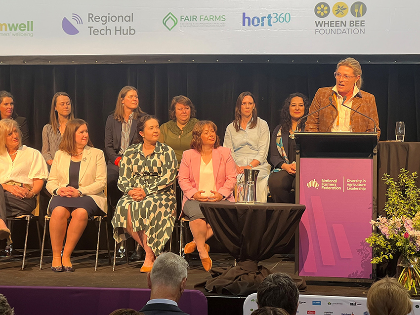 Cotton Australia's Simone Cameron, Senior Policy Manager for the Northern Australia, hosted the National Farmers Federation Diversity in Agriculture Leadership Program (DiALP) Graduation Breakfast at their conference in Canberra yesterday.