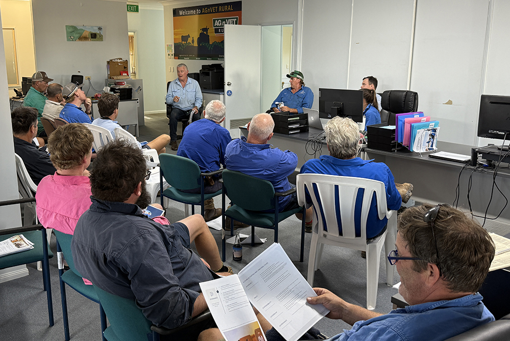 Around 20 growers took part in the St George Cotton Growers Association AGM