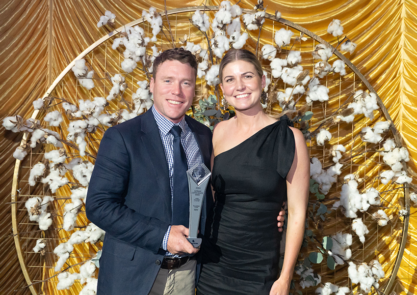 AgriRisk High Achiever award recipients Steve and Bridget McVeigh